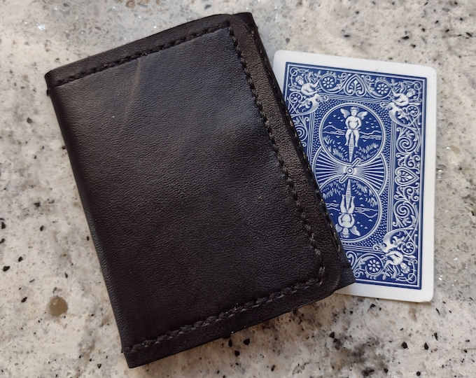 Custom Leather Peek Wallet (Jaks style) Magic Wallet