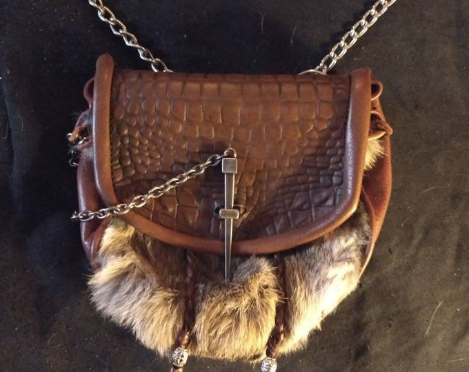 Custom Leather Hunting Sporran