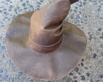 Leather Wizard Hat