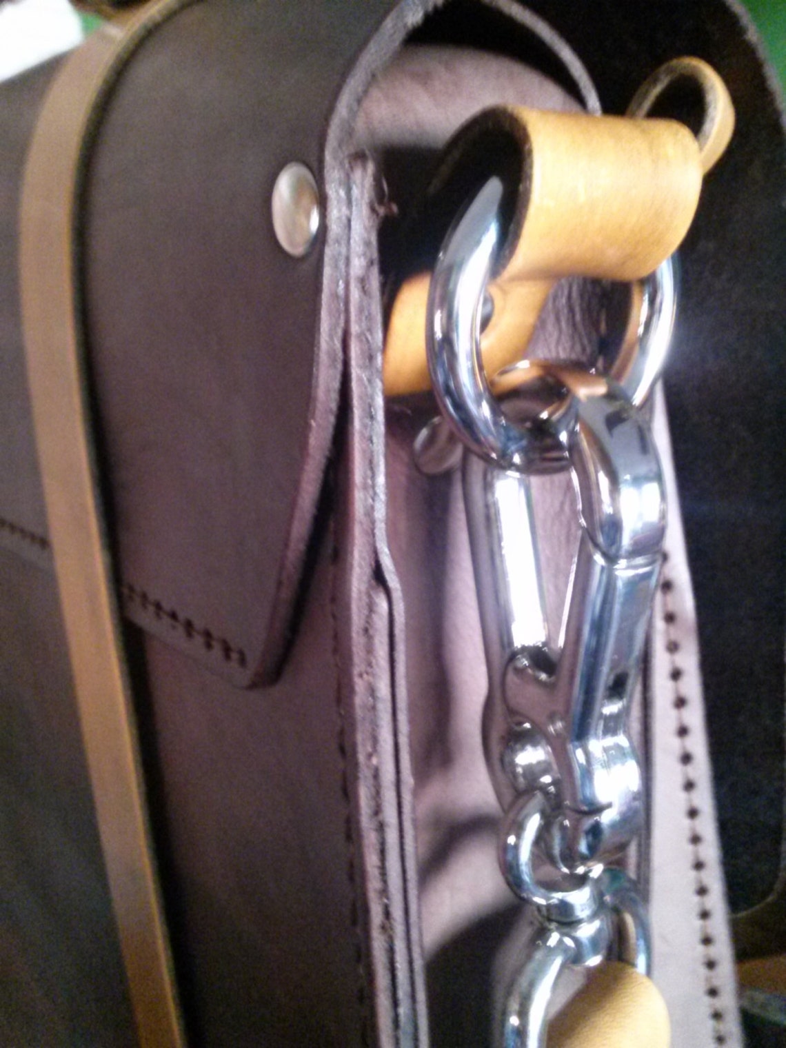 Leather Briefcase Etsy