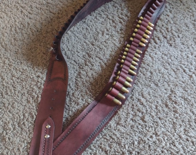 Custom Leather Bandolier Made to Order