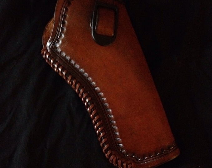 Custom Leather Revolver Holster- Holster Only