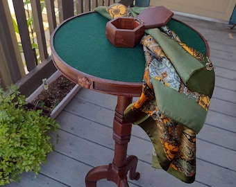 Magic floating table round with felt top