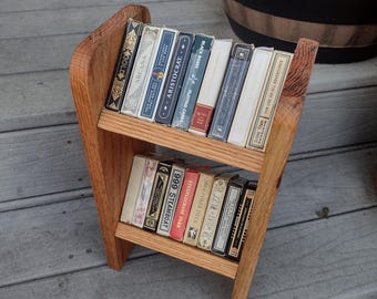 Red Oak Playing Cards Display Shelves