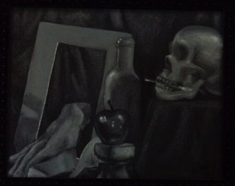 Acrylic Painting by Mike Armstrong- Artist's Demise