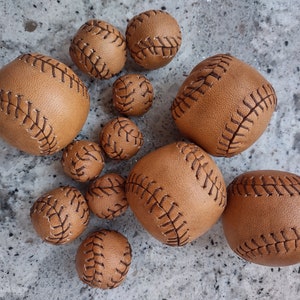Single Leather Ball for Chop Cup or Cups and Balls image 1