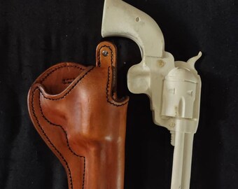 Custom Leather Molded Holster with Thumb Break Made to Order