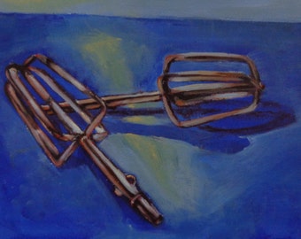 Acrylic Painting by Mike Armstrong-Rusty Beaters