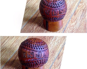 Custom Leather Baseball