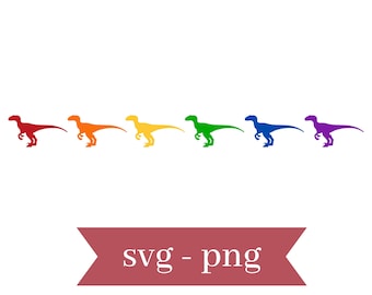 ヴェロキラプトル SVG PNG カットファイル ラプター