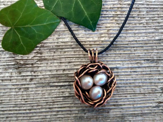 Handmade Necklace With Bird S Nest Pendant - How To Make A Wire Wrapped Bird S Nest Pendant Handmade Necklace With Bird S Nest Pendant - How To Make A Wire Wrapped Bird S Nest Pendant