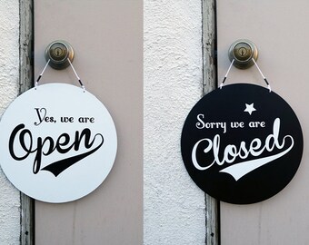 open closed sign etsy