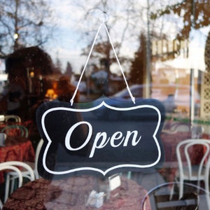 Open Sign, Open Closed Sign, Vintage style, Vintage style open closed sign