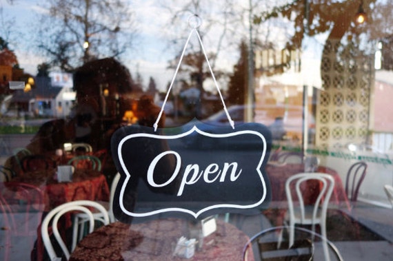 Open Sign, Open Closed Sign, Vintage Style, Vintage Style