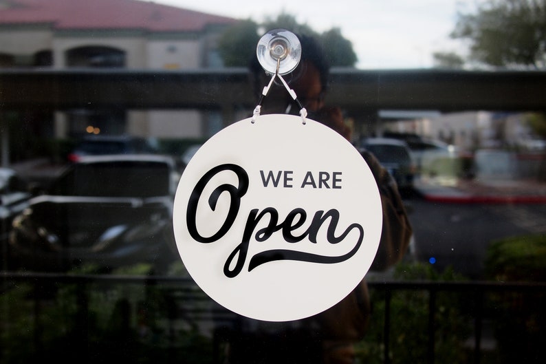 Two Sided Will Return/open Signopen Signstore Etsy