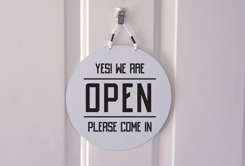 Two Sided Will Return/open Signopen Signstore Etsy