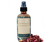 Rose Dust Refreshing Facial Mist with Hydrating Witch Hazel, Rose Water and Essential Oils - All Natural Skin Care, Make Up Setting Spray