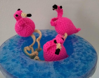 flamingo cat toy