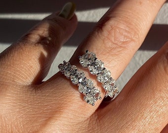3 Carat Oval Degrade Diamond Gold Ring, Oval Diamond Ring, Lab Grown Diamond Ring, High End Degrade Diamond Ring, Diamond Engagement Ring