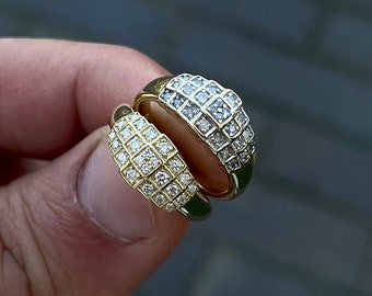 Pinky Ring, Gentleman Ring, Diamonds Gold Ring, Gold Signet Ring, Gold Pinky Ring, Stackable Ring,Art Deco Ring, Diamond Ring, Delicate Ring