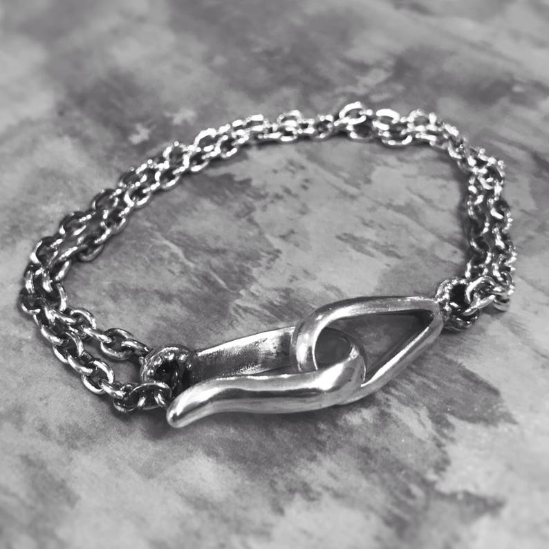 Hook Bracelet Hook Cable Bracelet Anchor Bracelet Sailor Etsy