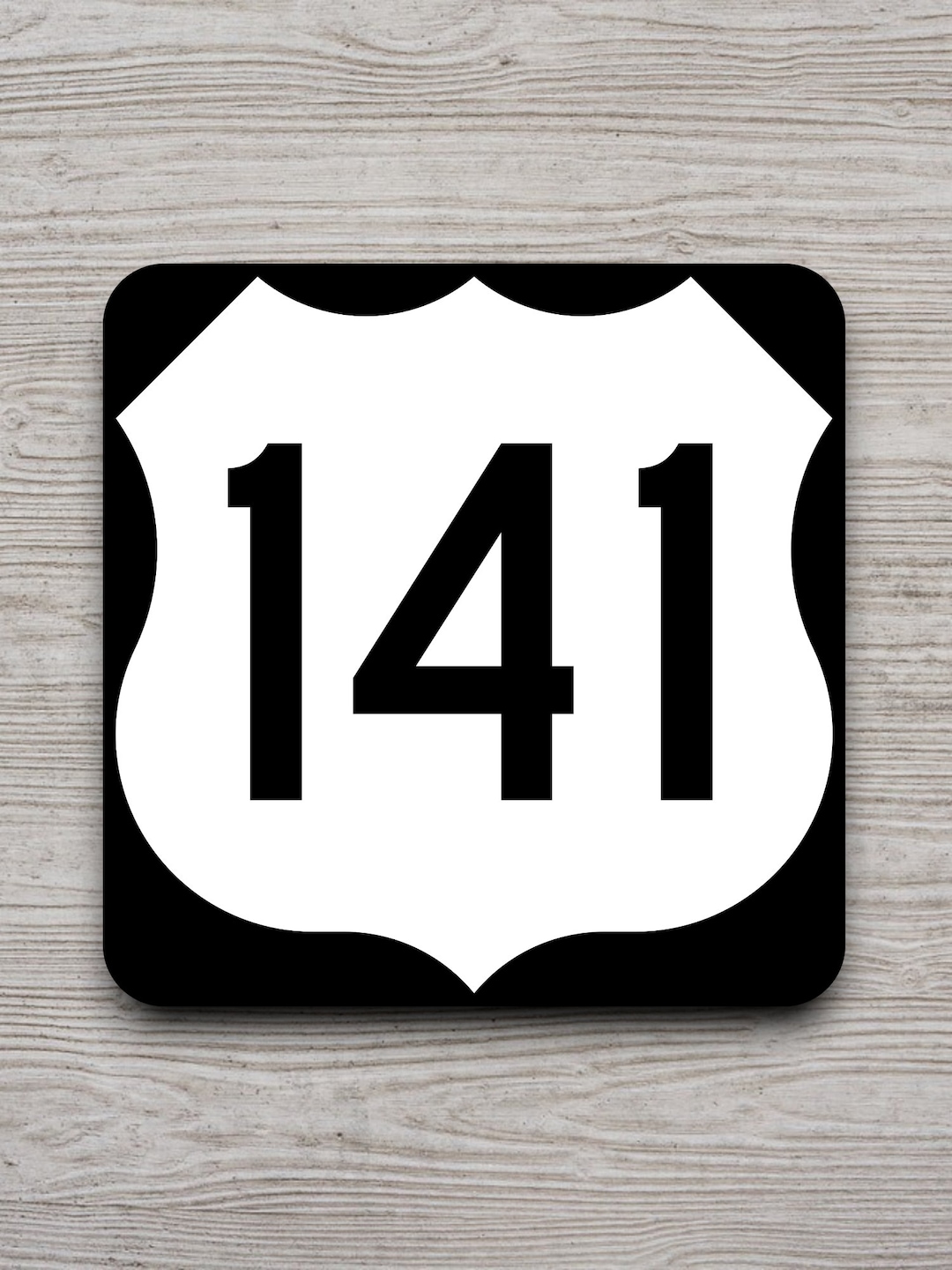 United States U.S. Route 141 Road Sign Sticker, Road Trip Sticker ...