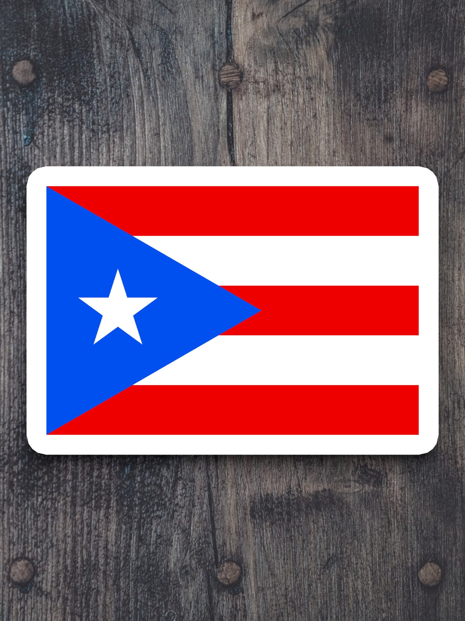 Vinilo Adhesivo De Vinilo Puerto Rico Con Mapa De La Bander. | Cuotas