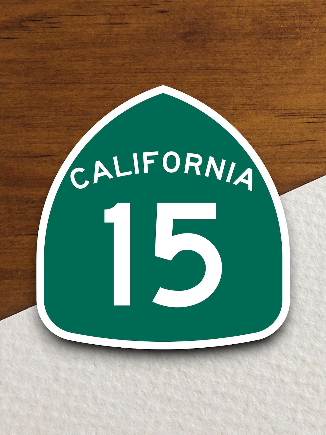 California State Route 15 Road Sign Sticker, Road Trip Sticker, Highway ...