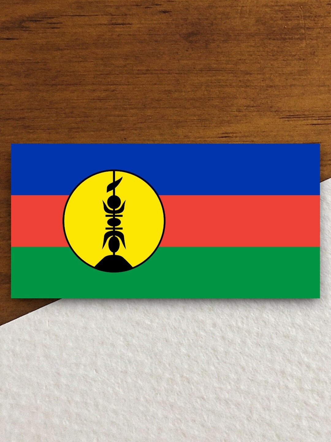 New Caledonia Flag Sticker International Country Sticker Etsy