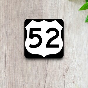 United States Route 52 Sticker Road Sign Sticker Travel - Etsy