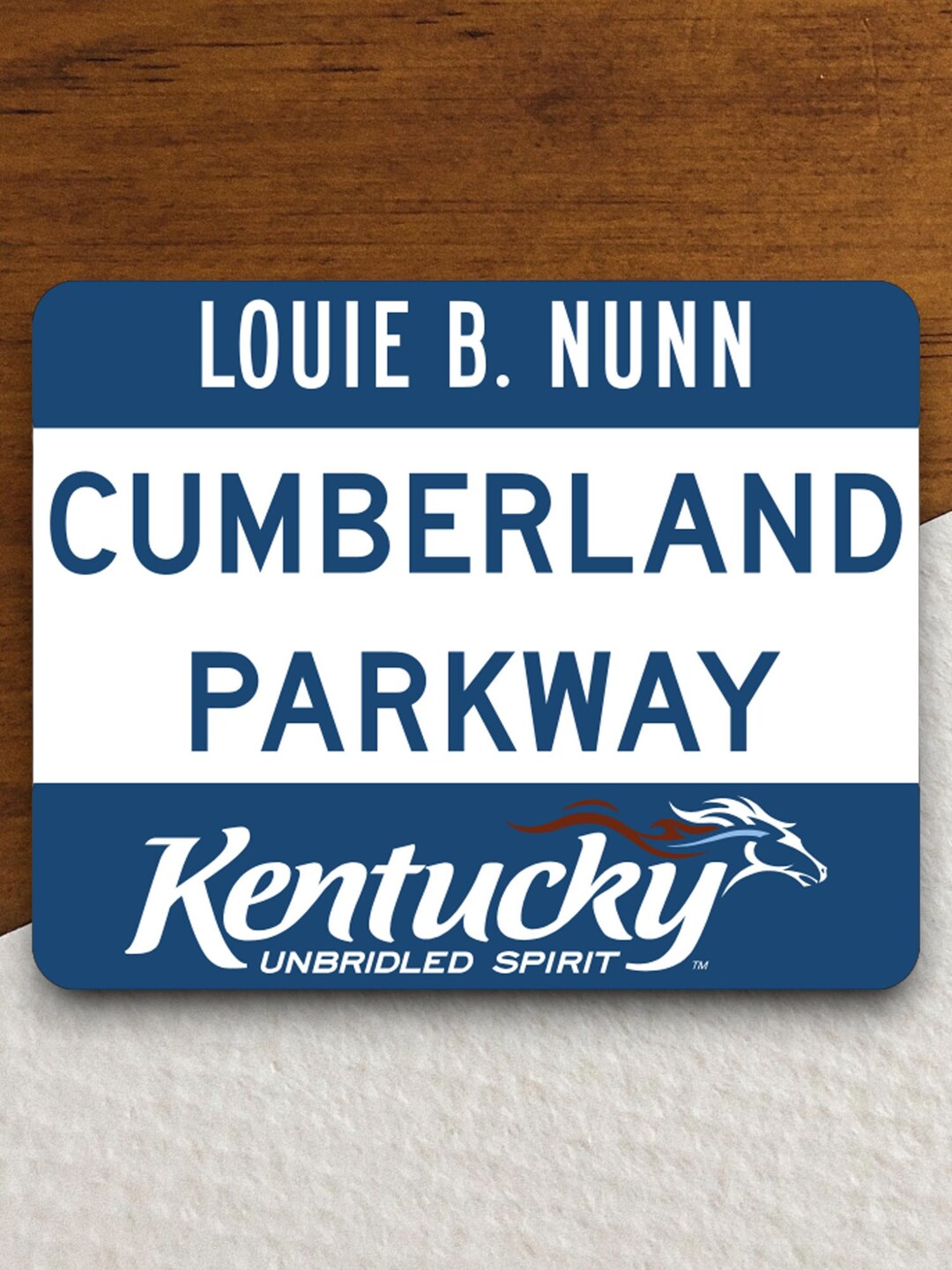 Cumberland Parkway Sticker Road Sign Sticker Travel Sticker Etsy