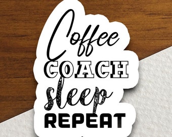 Adesivo de café para quem gosta de dormir, Adesivos engraçados, Adesivo de café, Cafeína, Amante de café, Cafeteria, Descafeinado, Adesivo de barista