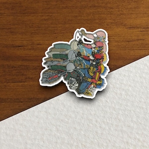 Adesivo per motociclisti, adesivo per vacanze, adesivo da viaggio, adesivo per decorazioni per stanze, adesivo per bottiglie d'acqua, adesivo per laptop