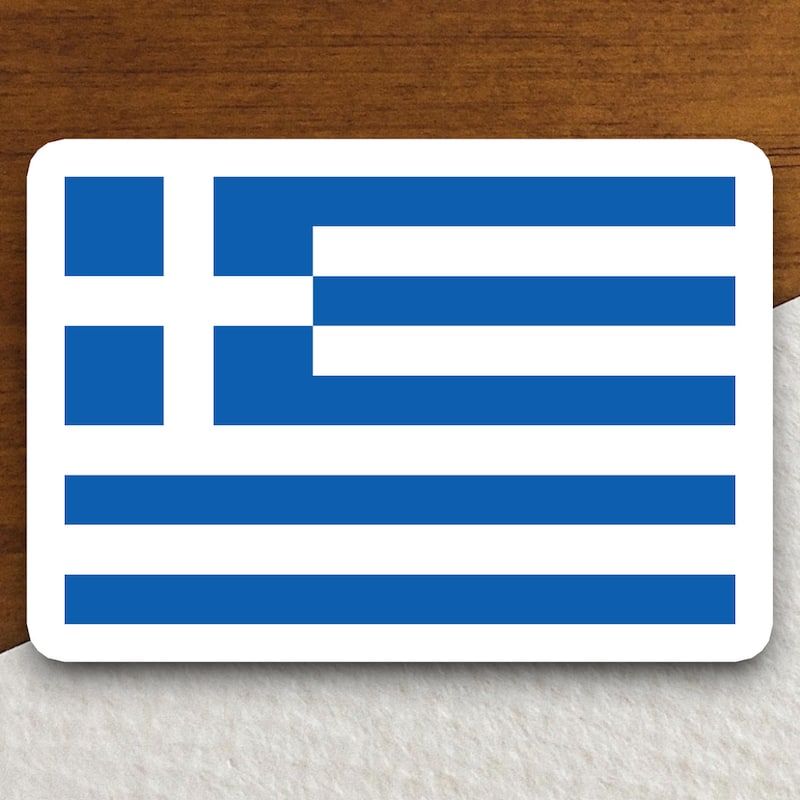 Greek Flag Stickers - Etsy