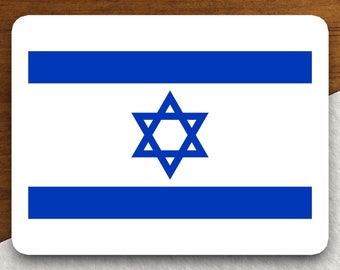 Israel country flag sticker, international country sticker, international sticker, Israel sticker