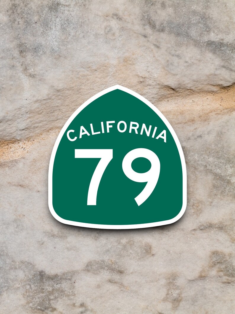 California State Route 79 Road Sign Sticker, Road Trip Sticker, Highway ...