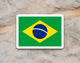 ブラジル国旗ステッカー、国際国旗ステッカー、国際ステッカー