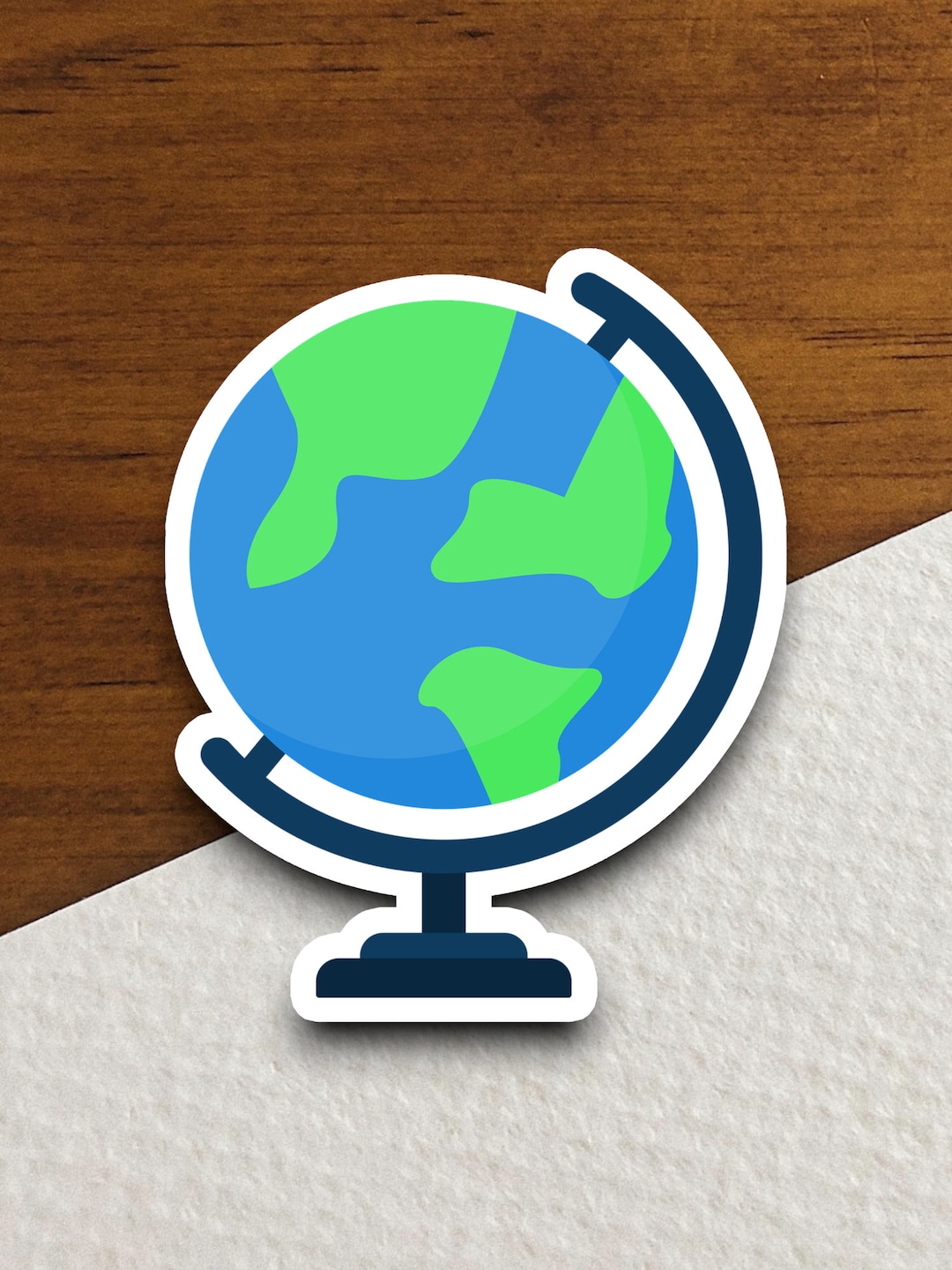 Earth Globe Sticker, Teacher Sticker, Education Sticker, School Sticker ...