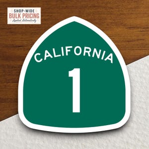 Pacific Coast Highway 1 Ca Sign - Etsy