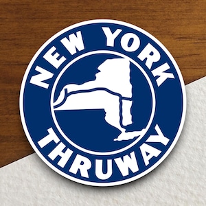Autocollants pour panneaux de signalisation routière New York Thruway, Autocollant de circulation, Décoration de panneau de signalisation routière, Panneaux de travaux routiers, Panneaux de construction, Panneau de signalisation