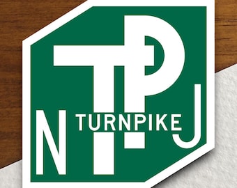 New Jersey Turnpike stickers, Traffic Sticker, Road Sign Decoration, Road Work Signs, Building Signs, Traffic Sign