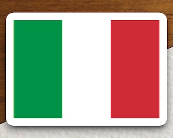 Italy country flag sticker, international country sticker, international sticker, Italy sticker