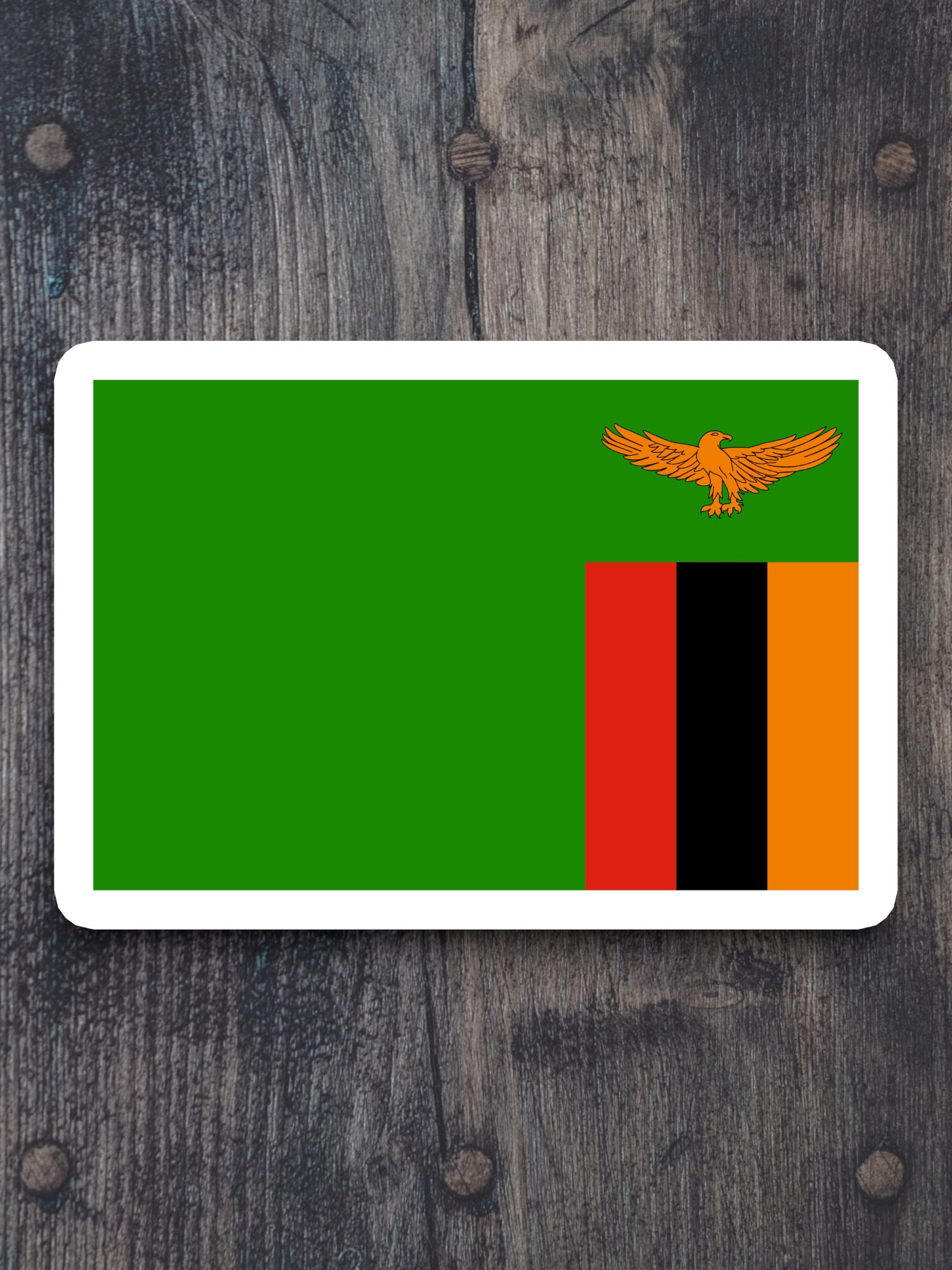 Pegatina de la bandera de Zambia, pegatina de país internacional, pegatina  internacional, pegatina de Zambia - Etsy México, image size:1500x2000