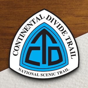 Continental Divide Trail National Scenic Route verkeersbordstickers, verkeerssticker, verkeersborddecoratie, verkeersborden