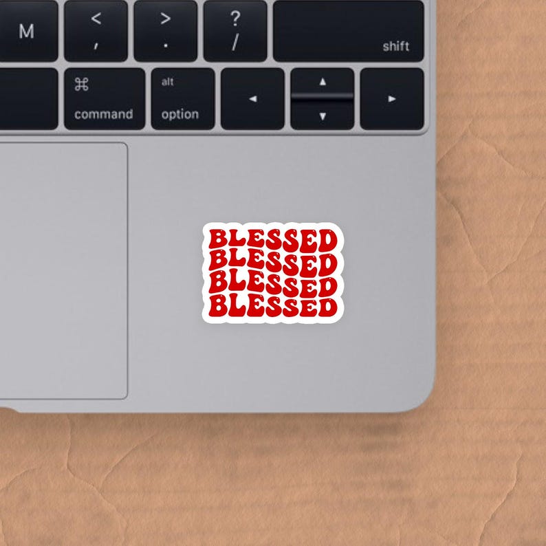 Blessed Sticker: Religious Faith Decal - Etsy