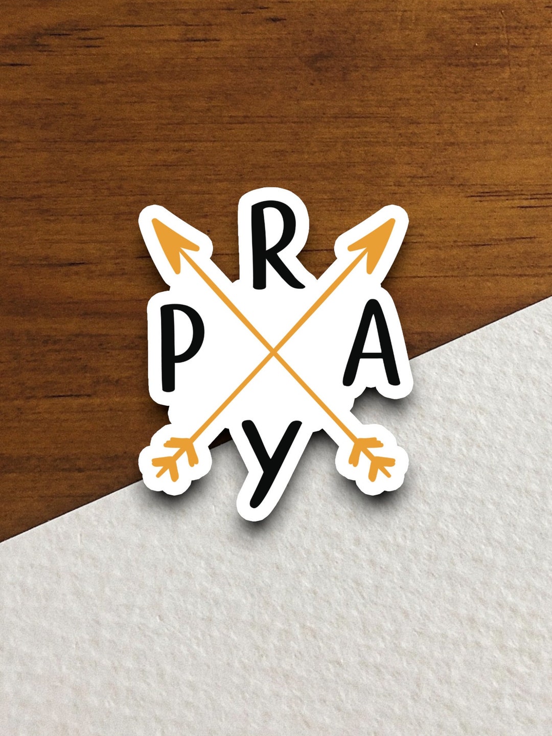 Pray Sticker, Religious Sticker, Faith Sticker, Worship Sticker ...