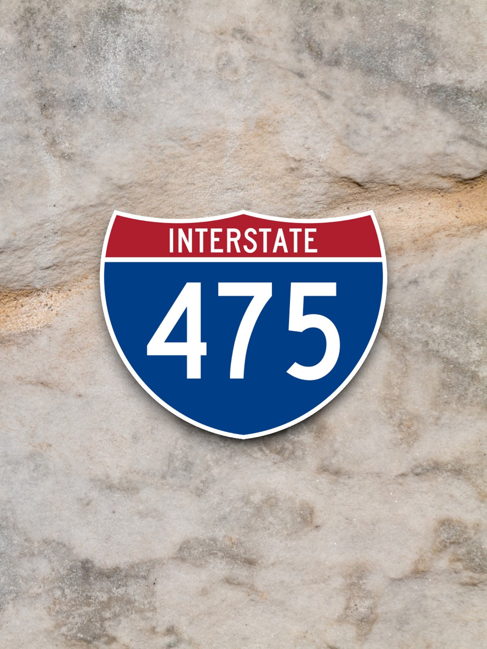 Interstate 8 Sticker Interstate Route 475 Sticker, Interstate Highway Sign Expressway ...