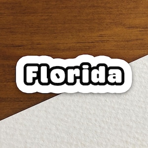 Florida Aufkleber, Zustand Aufkleber, Wasserflasche Aufkleber, Journal Aufkleber, Laptop Aufkleber