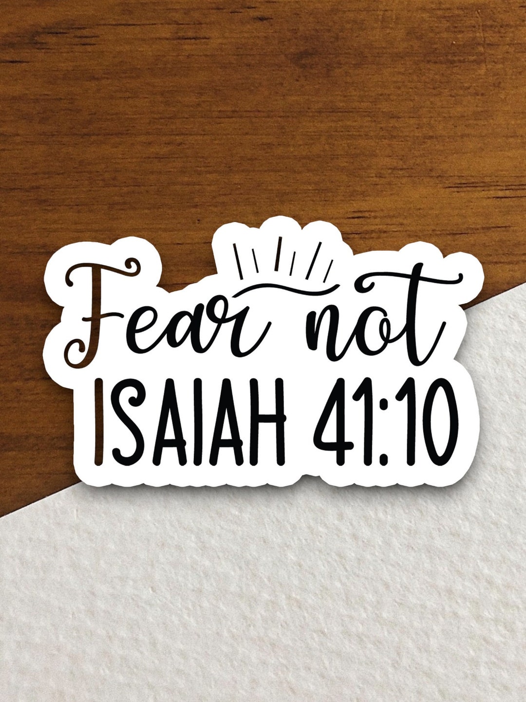 Fear Not Sticker, Religious Sticker, Faith Sticker, Worship Sticker ...