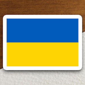 Adesivo da bandeira do país da Ucrânia, adesivo internacional do país, adesivo internacional, adesivo da Ucrânia